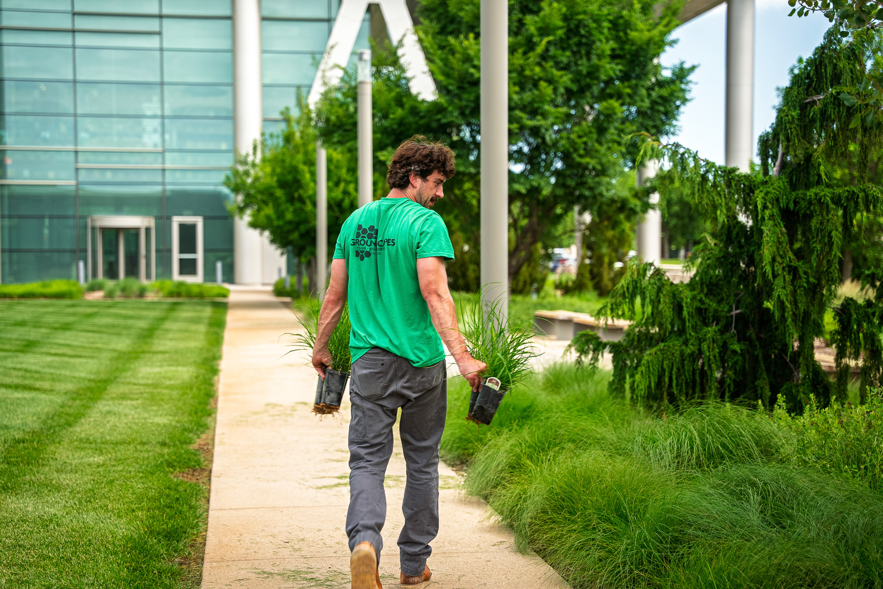 crew commercial property planting enhancement