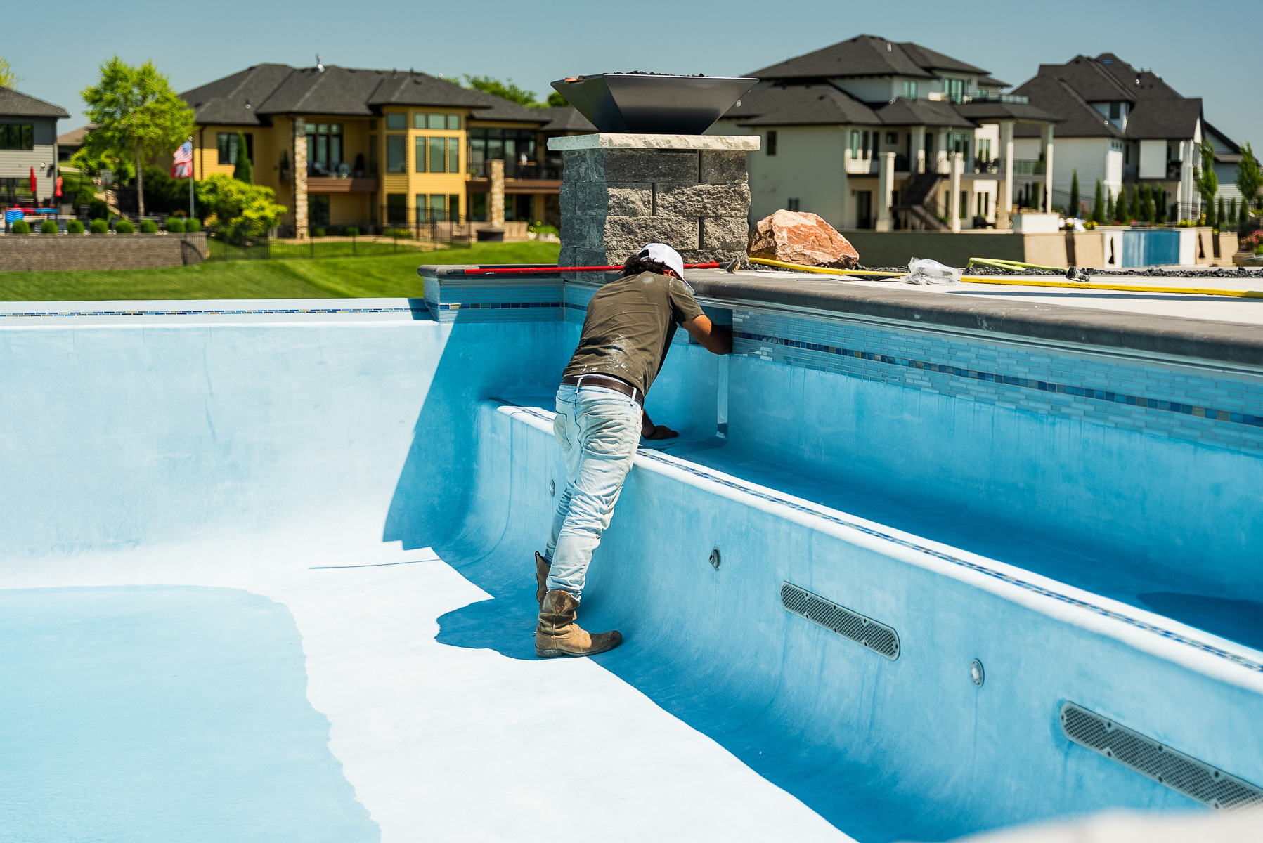 pool technician maintenance install final details